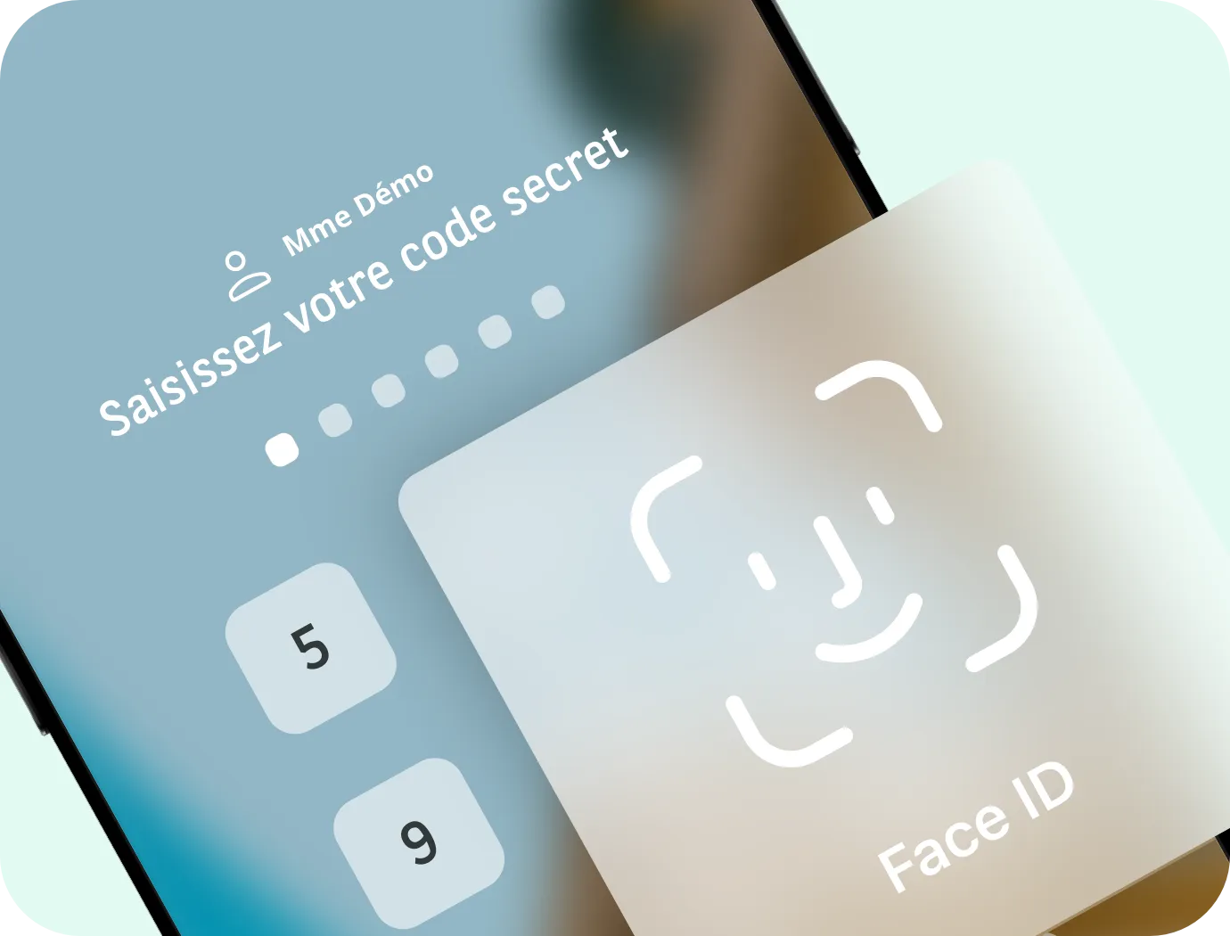 Accès via face ID